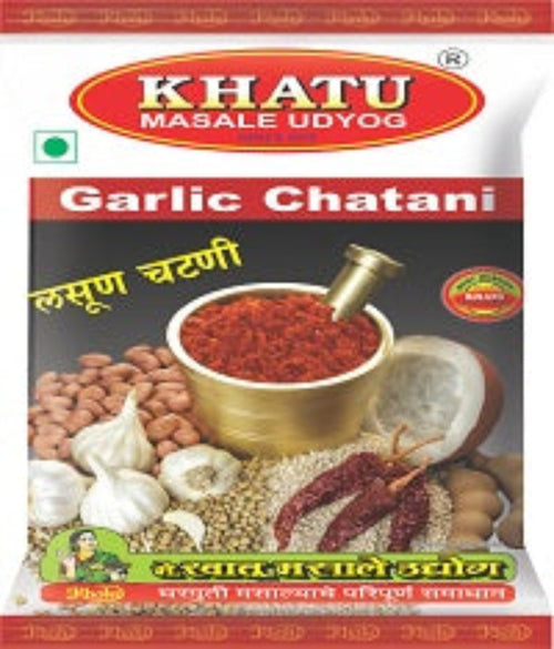 Khatu Masale Lasun (Garlic) Chatni 100g - Pack of 3